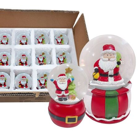 Xmasfest Χιονόμπαλα Άγιος Βασίλης Φ8cm 1133892 93-3872