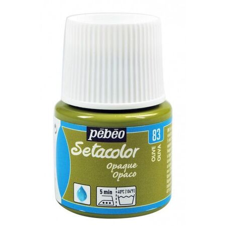ΧΡΩΜΑ ΥΦΑΣΜΑΤΟΣ OLIVE SETACOLOR OPAQUE 45 ML