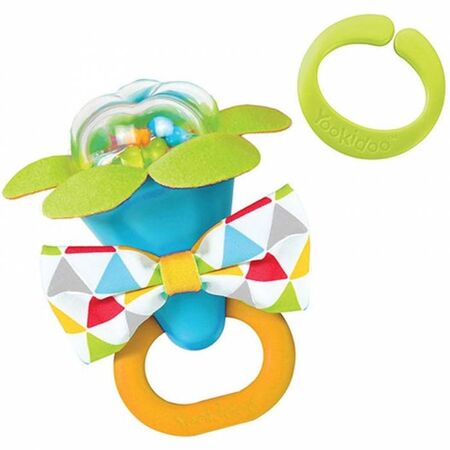 Yookidoo Κουδουνίστρα Λουλούδι Με Χάντρες Μπλε