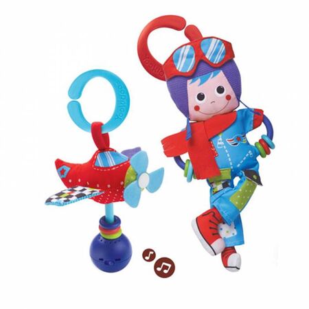 Yookidoo Σετ Κουδουνίστρες Πιλότος Και Αεροπλανάκι Με Ήχο