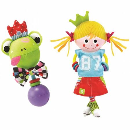 Yookidoo Σετ Κουδουνίστρες Πριγκίπισσα Και Βάτραχος Με Ήχο