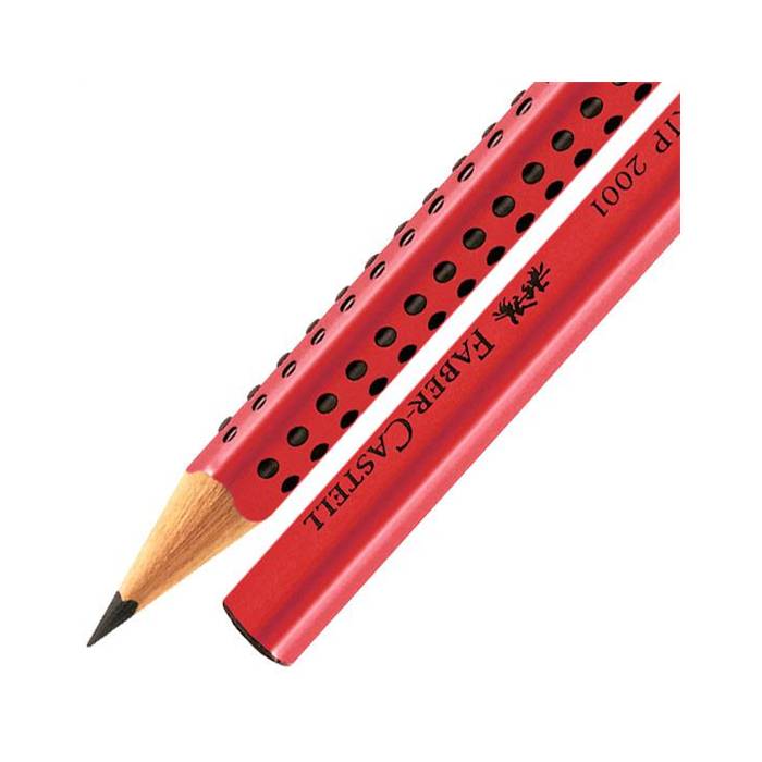 Faber Castell Μολύβι Grip 2001 Κόκκινο 2=B