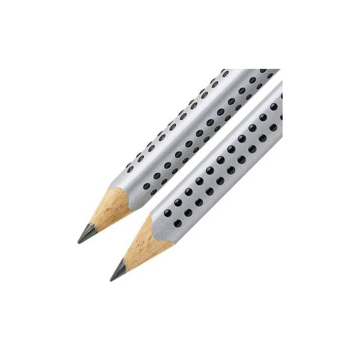 Faber Castell Μολύβι Grip Jumbo Silver 2=Β