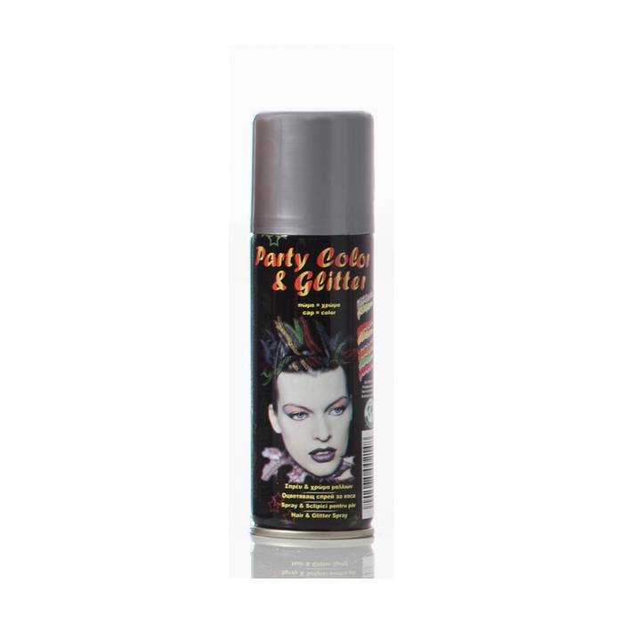 Μακιγιάζ Σπρέι Βαφής Μαλλιών Color Spray Ασημί 125ml