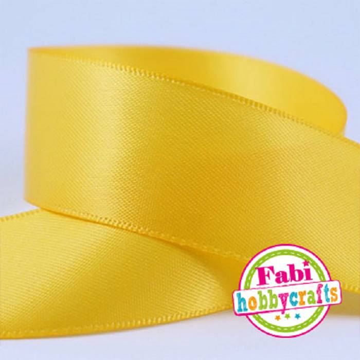 Fabi Κορδέλα Σατέν 20mm x 50y Κίτρινο