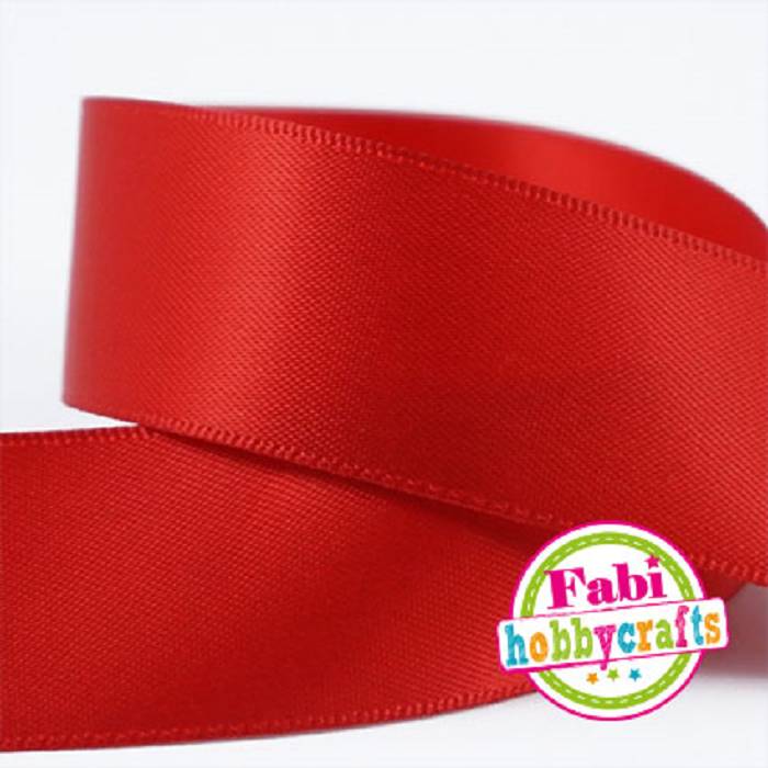 Fabi Κορδέλα Σατέν 20mm x 50y Κόκκινο