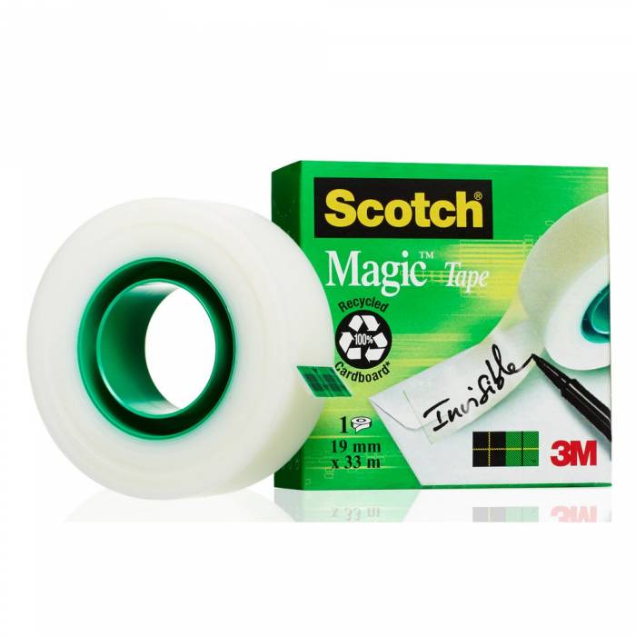 3M Scotch Κολλητική Ταινία Σελοτέιπ Μηχανικών Magic 19mm x 33m