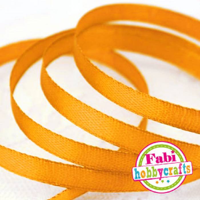 Fabi Κορδέλα Σατέν 6mm x 50y Πορτοκαλί