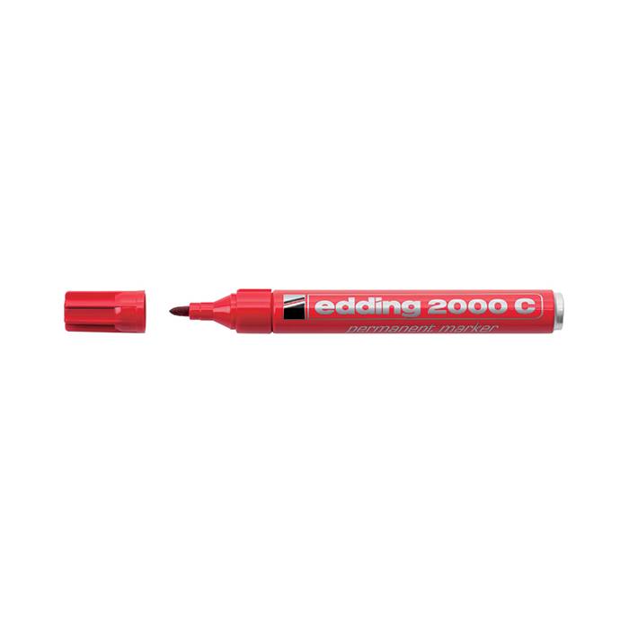 Edding 2000 C Μαρκαδόρος Ανεξίτηλος Κόκκινο