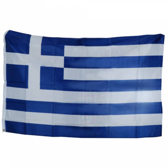 Σημαία Ελληνική Πολυστερική Ραφτή Με Κρίκους Για Κοντάρι 340x500cm