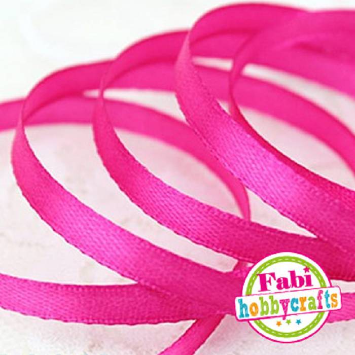 Fabi Κορδέλα Σατέν 6mm x 50y Φουξ