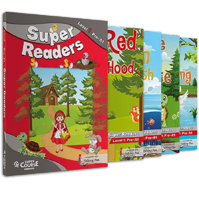 Super Readers Level 1 (Junior A) - Πακέτο 4 Παραμύθια (+ Mp3 + Glossary) 9786180009513