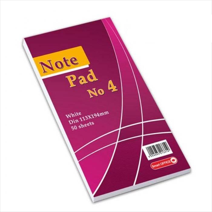 Smart Paper Pen Μπλοκ Νο4 Κολλητό 11,3x19,4cm 50 Φύλλα Λευκά