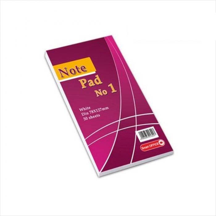 Smart Paper Pen Μπλοκ Νο1 Κολλητό 7,8x12,7cm 50 Φύλλα Λευκά