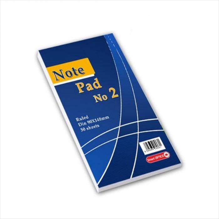 Smart Paper Pen Μπλοκ Νο2 Κολλητό 9x14,8cm 50 Φύλλα Ριγέ