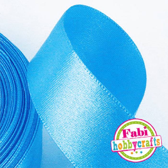 Fabi Κορδέλα Σατέν 15mm x 50y Τυρκουάζ