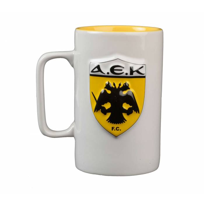 ΑΕΚ - Κούπα Ανάγλυφη Ίσια 300ml