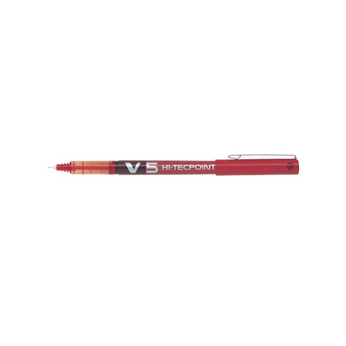 Pilot Στυλό Υγρής Μελάνης Hi-Tecpoint V5 Κόκκινο 0,5mm