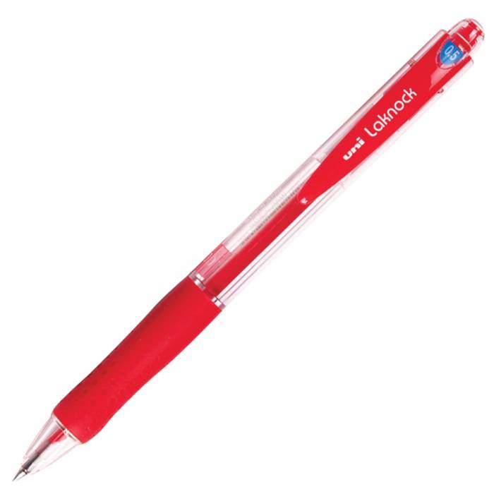 Uni Στυλό Διαρκείας Laknock Κόκκινο 0,5mm