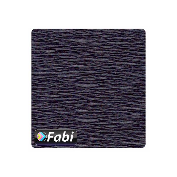 Fabi Χαρτί Γκοφρέ Μαύρο 50 x 200 cm