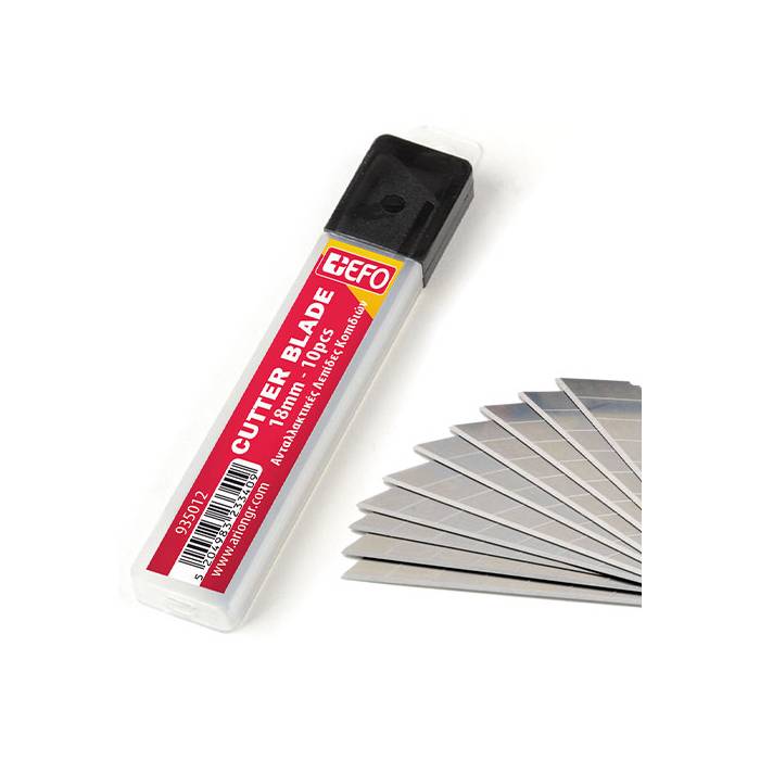 EFO Λεπίδες Φαρδιές Κοπιδιών 18mm 10τεμ