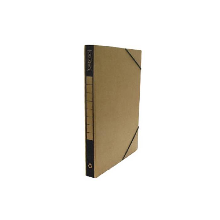 Metron Κουτί Αρχείου Με Λάστιχο 25x33x3cm Οικολογικό Μαύρο