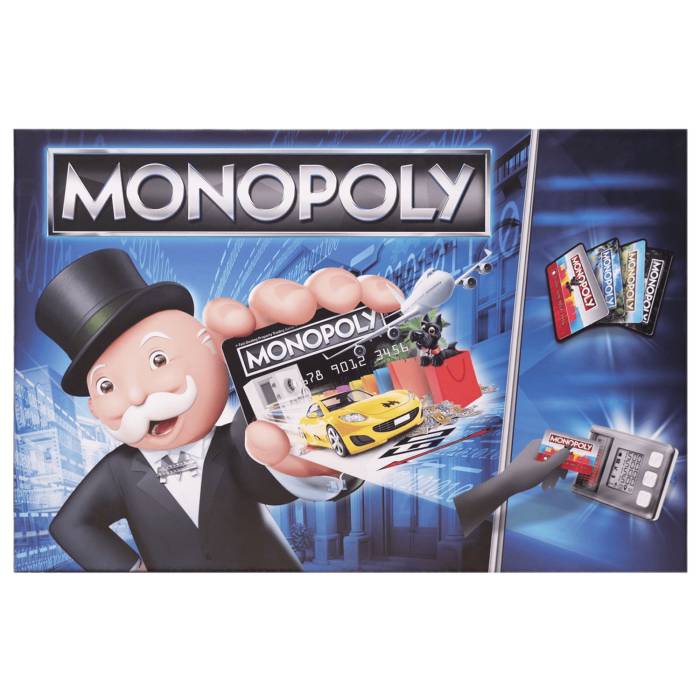 Hasbro Επιτραπέζιο Monopoly Super Electronic Banking Ηλεκτρονική Εξαργύρωση Bonus Greek E8978