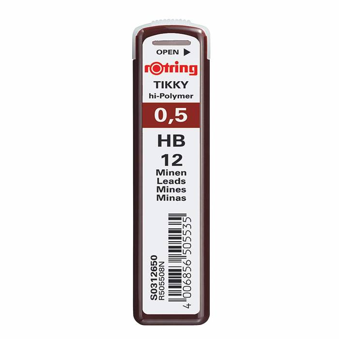 Rotring Μύτες Μηχανικών Μολυβιών 0.5mm HB