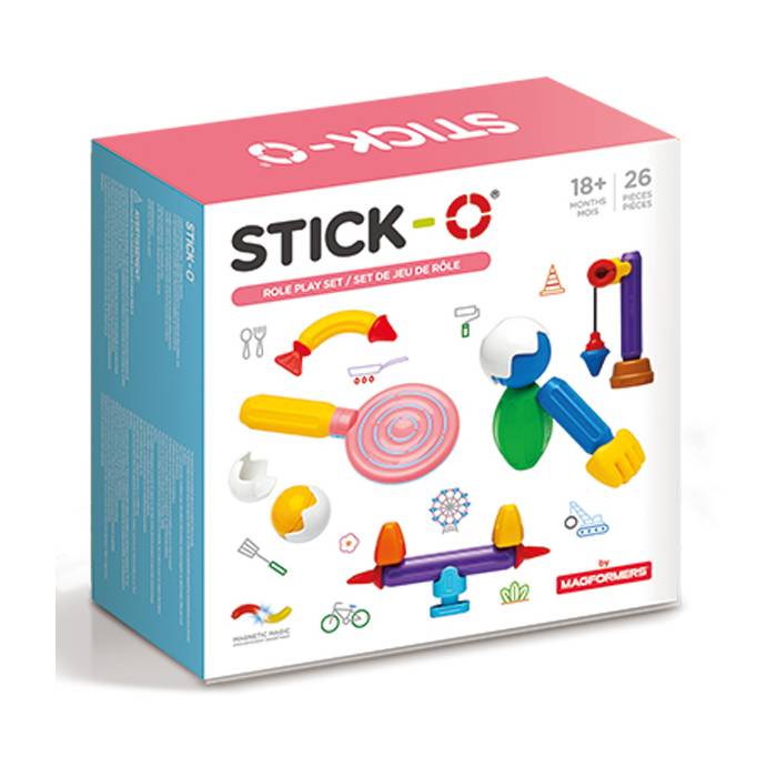 Magformers Stick-O Σετ Παιχνίδια Ρόλων 26 Τεμάχια