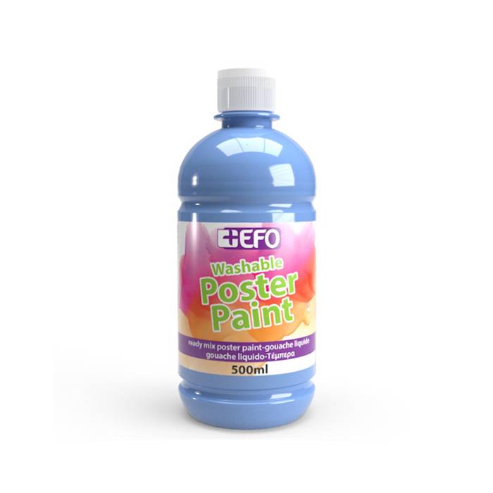 EFO Τέμπερα Δοχείο Γαλάζιο 500ml