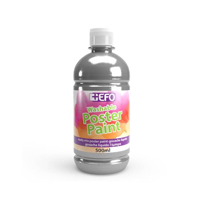EFO Τέμπερα Δοχείο Ασημί 500ml