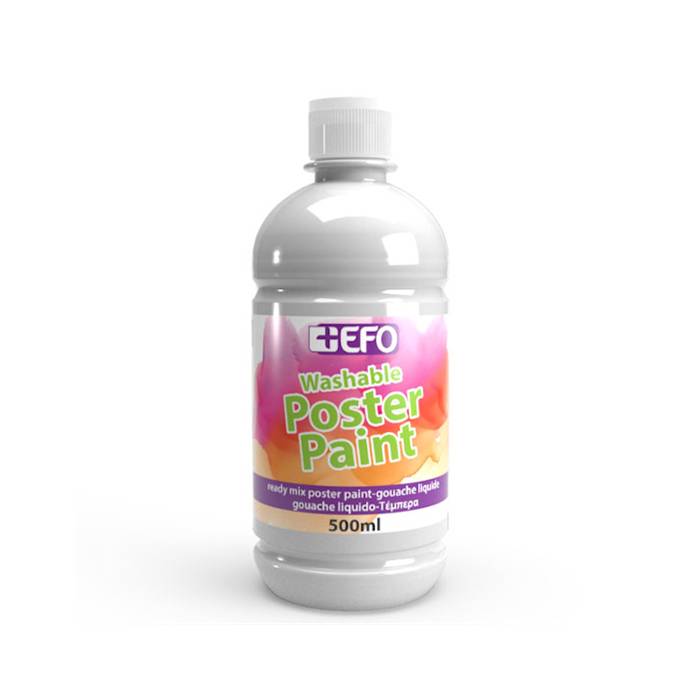 EFO Τέμπερα Δοχείο Άσπρο 500ml