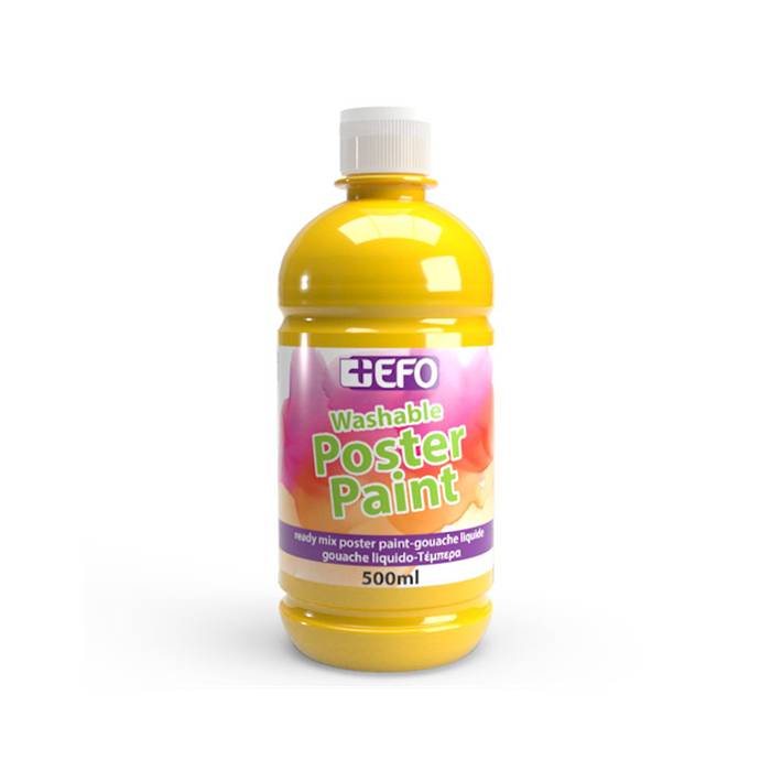 EFO Τέμπερα Δοχείο Κίτρινο 500ml