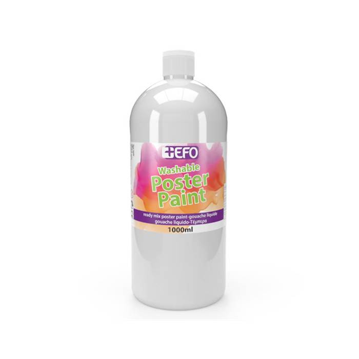 EFO Τέμπερα Δοχείο Άσπρο 1000ml
