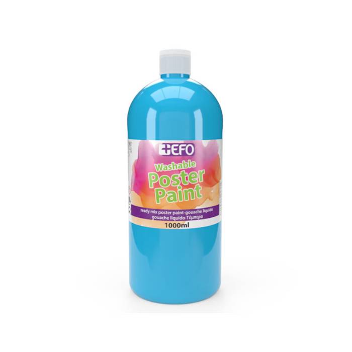 EFO Τέμπερα Δοχείο Γαλάζιο 1000ml