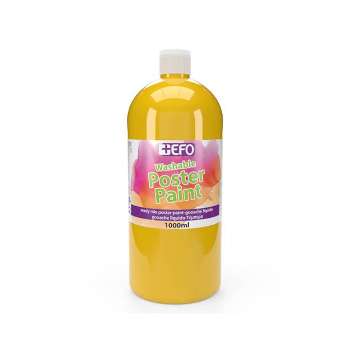 EFO Τέμπερα Δοχείο Κίτρινο 1000ml