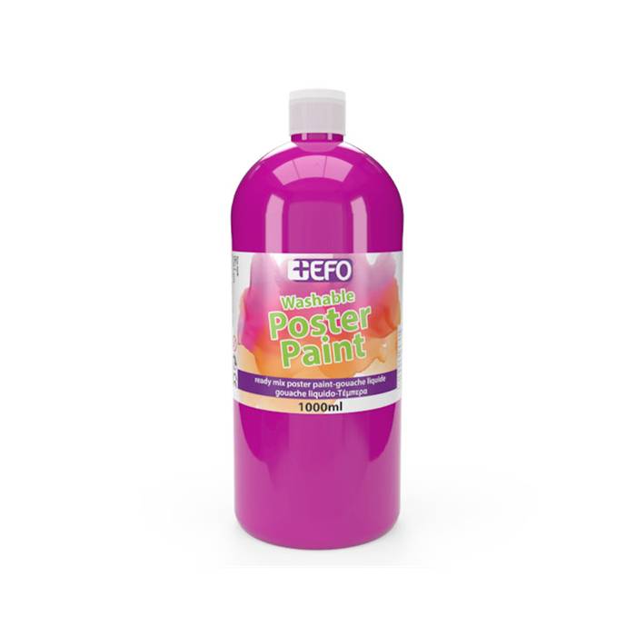 EFO Τέμπερα Δοχείο Ματζέντα 1000ml