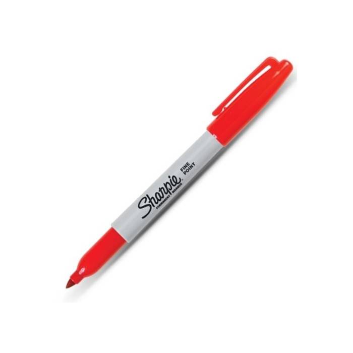 Sharpie Μαρκαδόρος Ζωγραφικής Fine Red 0.9mm