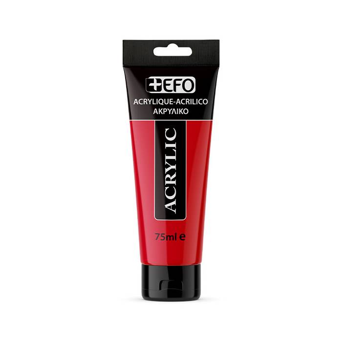 EFO Ακρυλικό Χρώμα Acrylic 407 Carmine 75ml