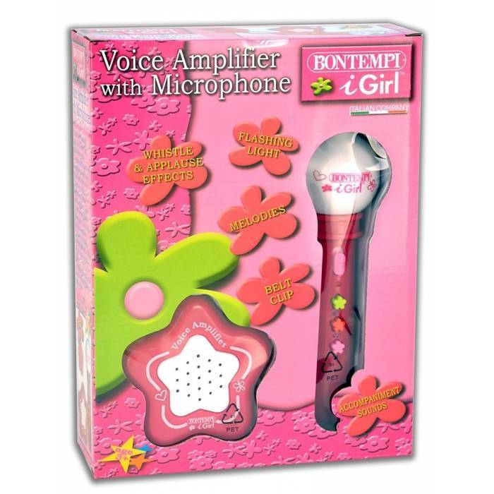 Bontempi Μικρόφωνο Ροζ iGirl Με Ενισχυτή