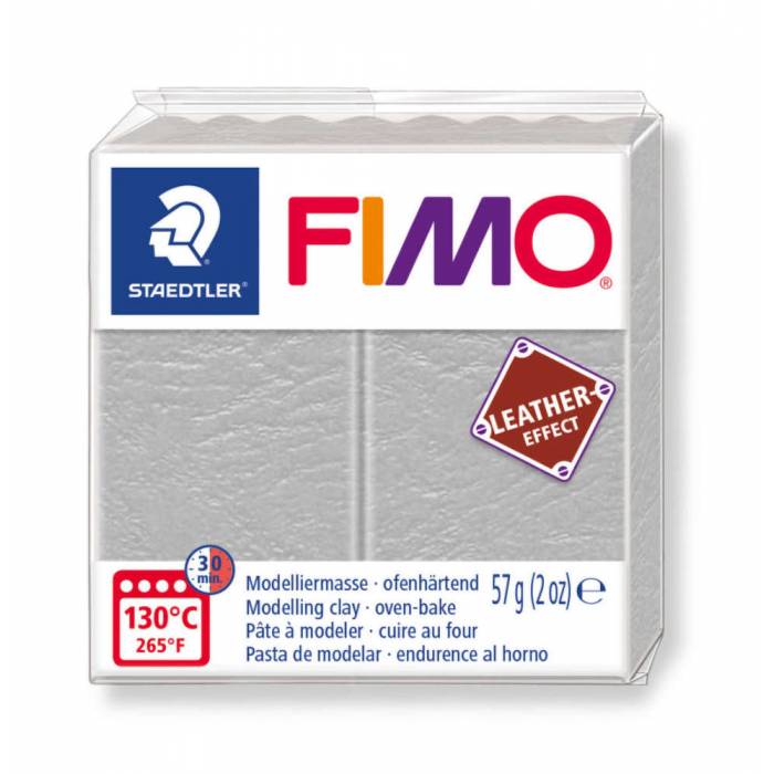 Staedtler Πηλός Fimo Leather Effect Dove Grey 8010-809 57gr