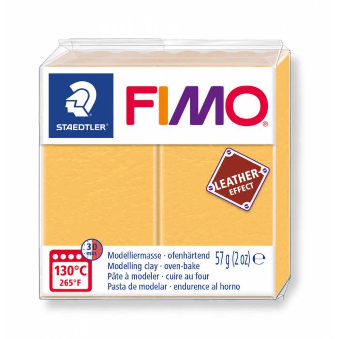 Staedtler Πηλός Fimo Leather Effect Saffron 8010-109 57gr