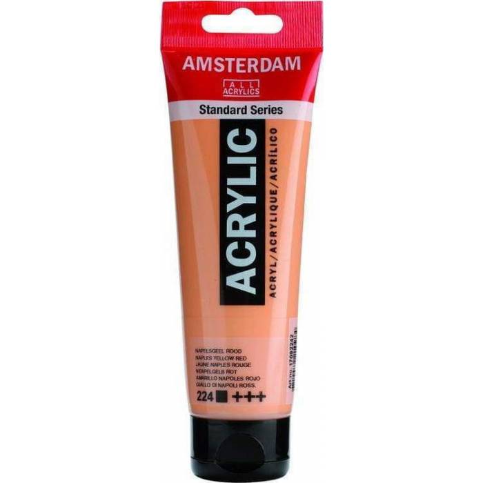 Royal Talens Ακρυλικό Χρώμα Amsterdam Standard 224 Naples Yellow Red 120ml