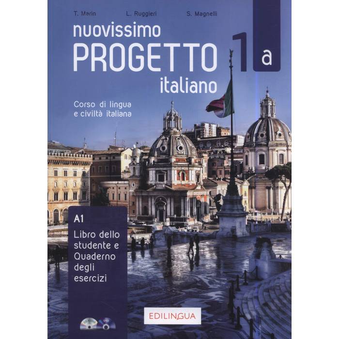 Nuovissimo Progetto Italiano 1A Studente Ed Esercizi (+DVD +CD) 9788899358440