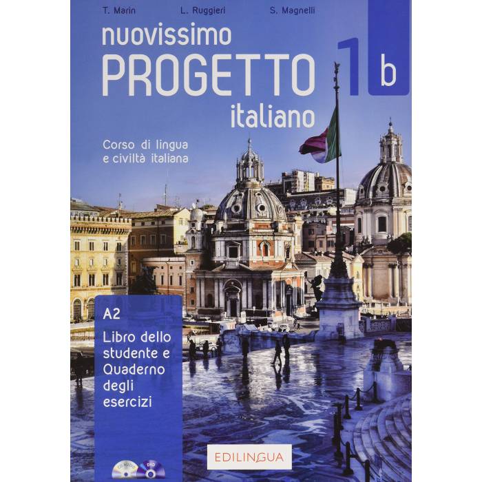 Nuovissimo Progetto Italiano 1B Studente Ed Esercizi (+DVD +CD) 9788899358488