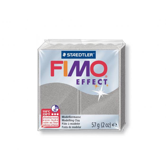 Staedtler Πηλός Fimo Effect Light Silver 8020-817 57gr