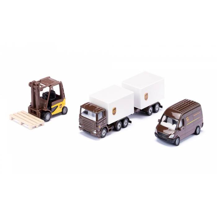 Siku Σετ Οχήματα UPS Logistics Σε Κουτί Δώρου