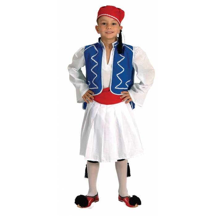 Fun Fashion Στολή Παραδοσιακή Φορεσιά Τσολιάς Παιδική Για Αγόρια