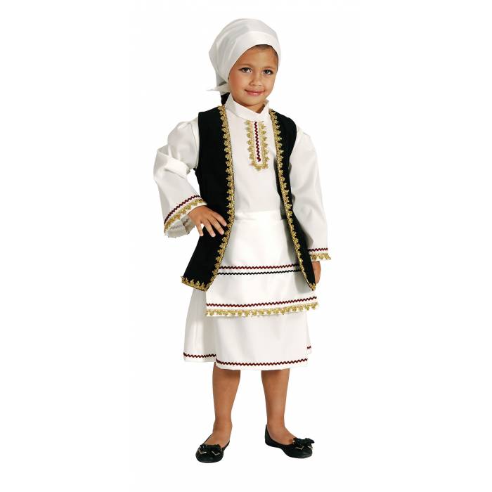 Fun Fashion Στολή Παραδοσιακή Φορεσιά Σουλιώτισσσα Παιδική Για Κορίτσια