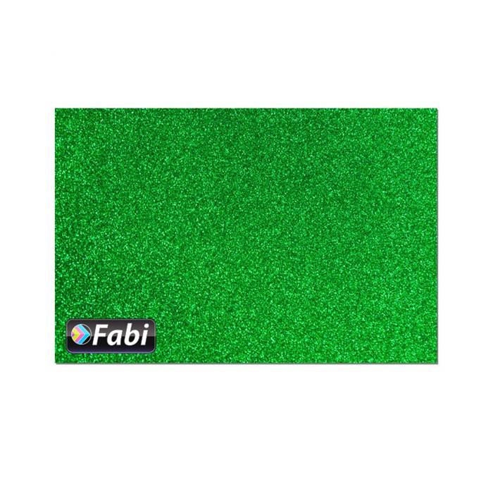 Fabi Χαρτόνι Σχεδίου Glitter Πράσινο 50x70cm